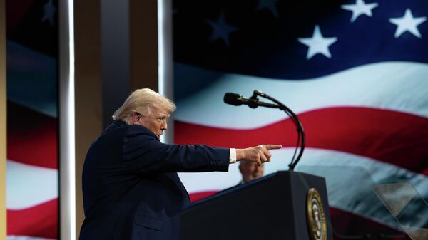 Donald Trump, presidente de EEUU - Sputnik Mundo