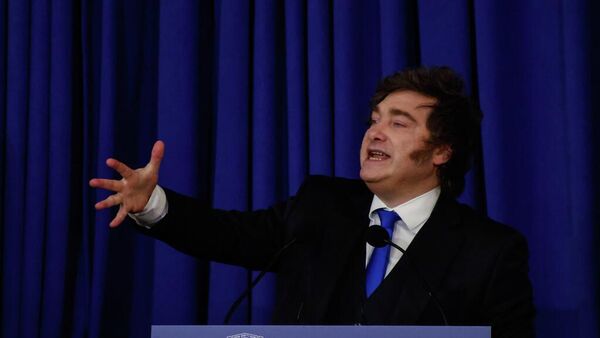 Javier Milei, presidente de Argentina - Sputnik Mundo