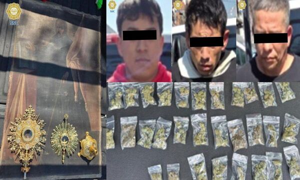 La Policía de la Ciudad de México captura a tres hombres que traficaban drogas y habían robado tres piezas religiosas - Sputnik Mundo