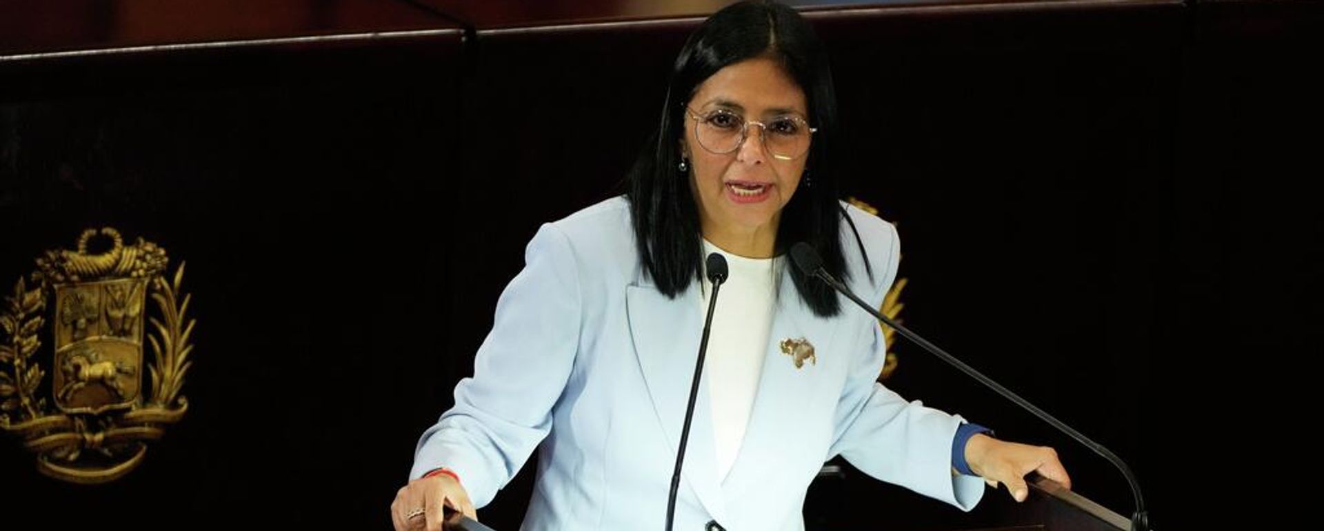 La presidenta encargada de Venezuela, Delcy Rodríguez. - Sputnik Mundo, 1920, 25.06.2026