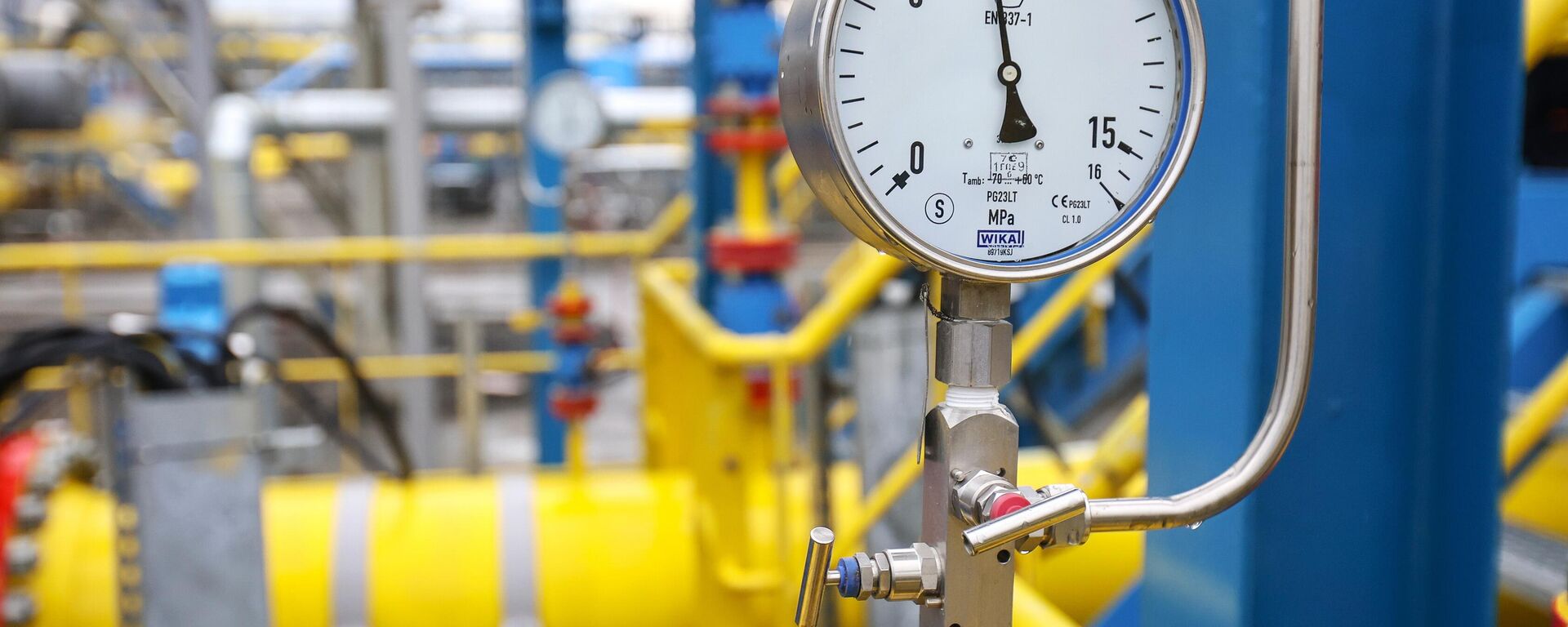 Indicador de presión en las líneas de medición del gas, Russia - Sputnik Mundo, 1920, 04.04.2026