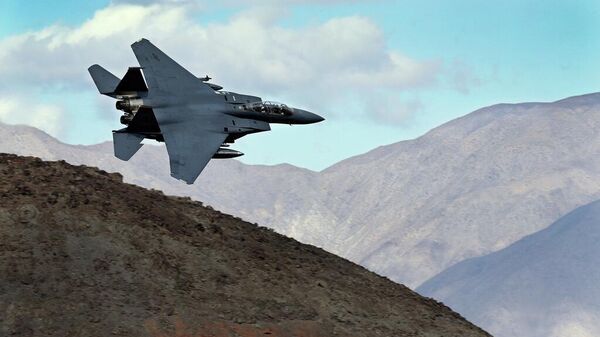 El caza estadounidense F-15E - Sputnik Mundo