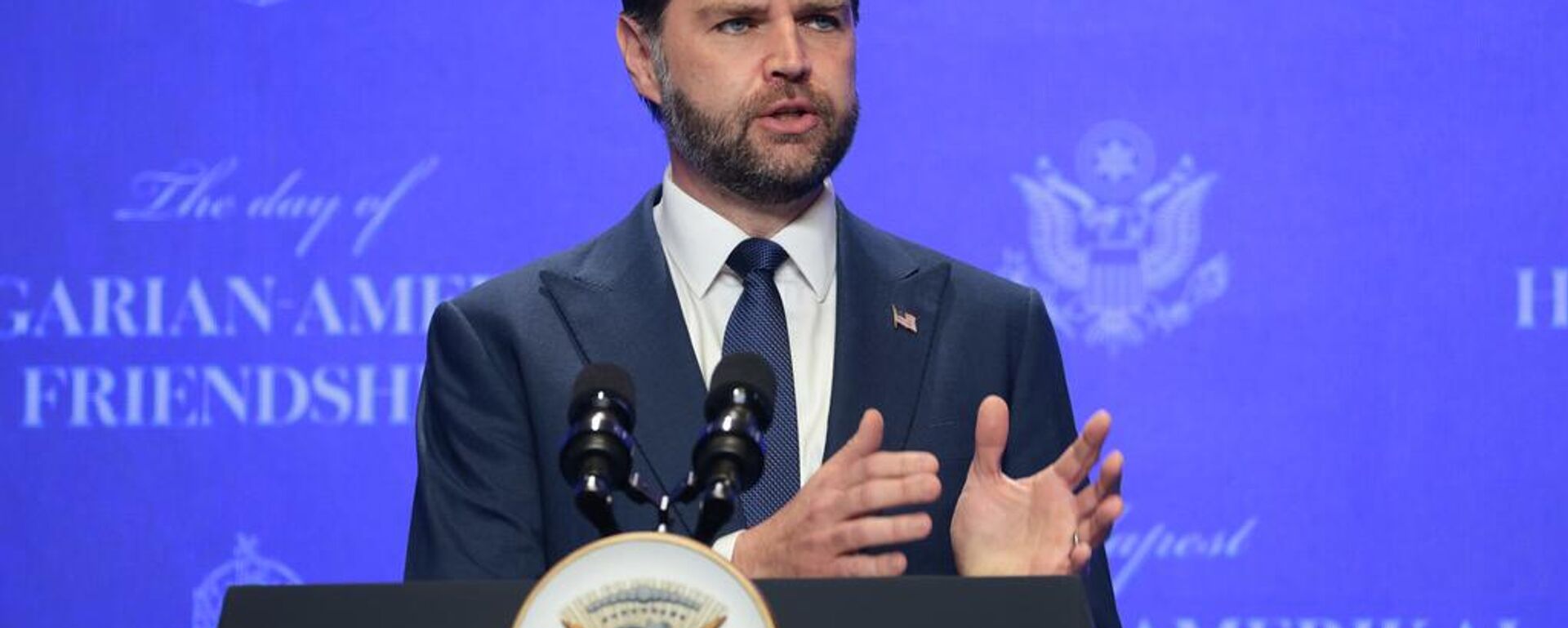 El vicepresidente de Estados Unidos, JD Vance, - Sputnik Mundo, 1920, 19.06.2026