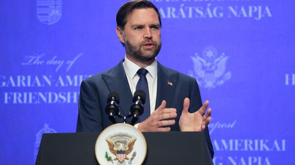El vicepresidente de Estados Unidos, JD Vance, - Sputnik Mundo