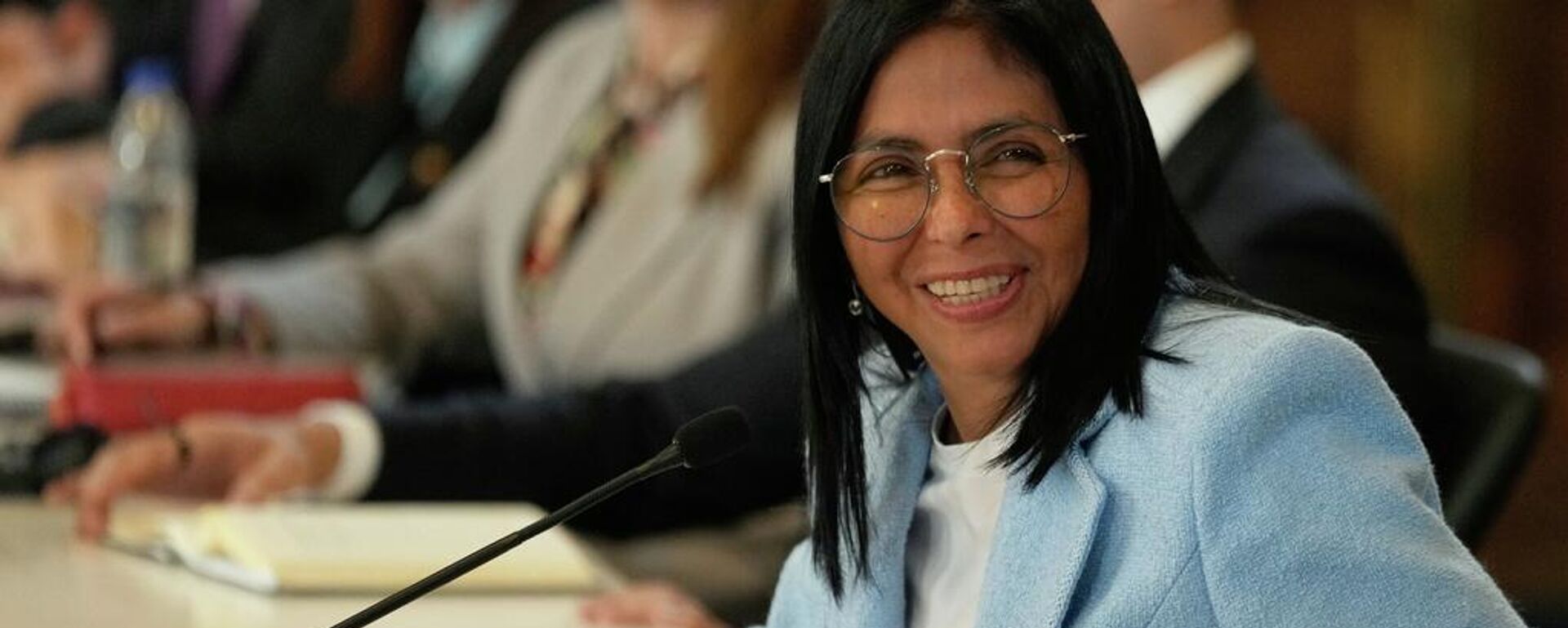 La presidenta encargada de Venezuela, Delcy Rodríguez. - Sputnik Mundo, 1920, 10.04.2026