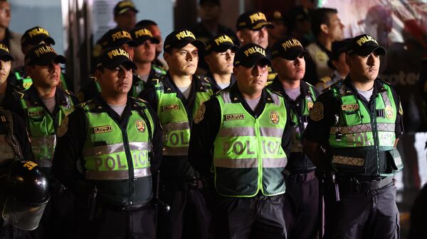 Policías de Perú  - Sputnik Mundo