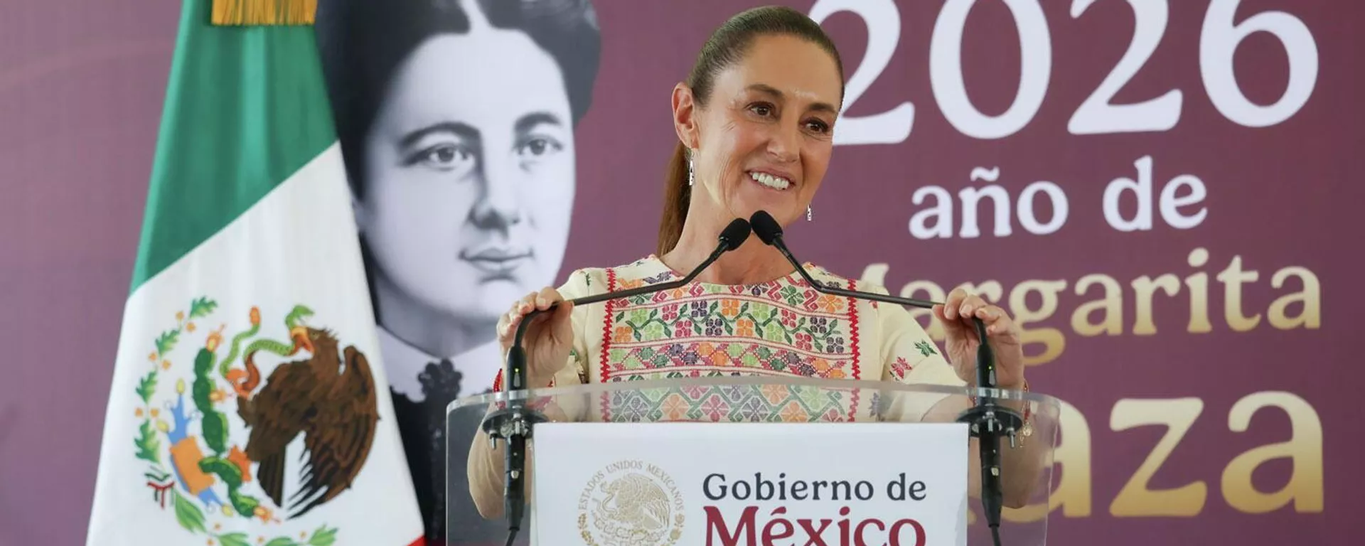 La presidenta de México, Claudia Sheinbaum. - Sputnik Mundo, 1920, 16.04.2026