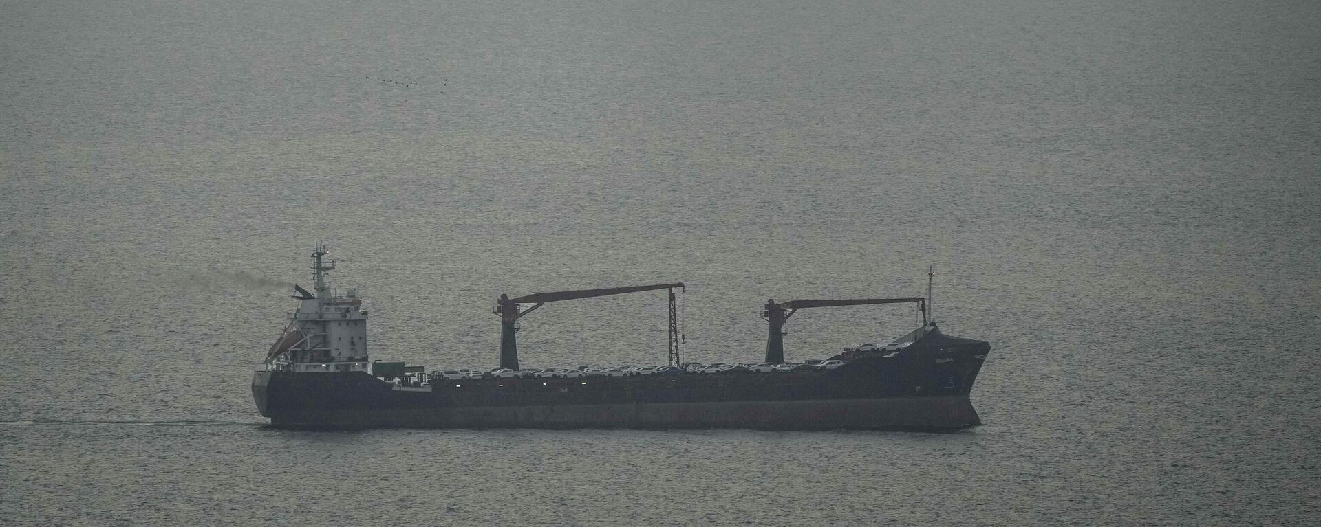 Barco navega en dirección al estrecho de Ormuz. - Sputnik Mundo, 1920, 12.04.2026