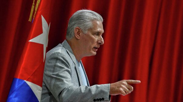 Miguel Díaz-Canel, el presidente cubano - Sputnik Mundo