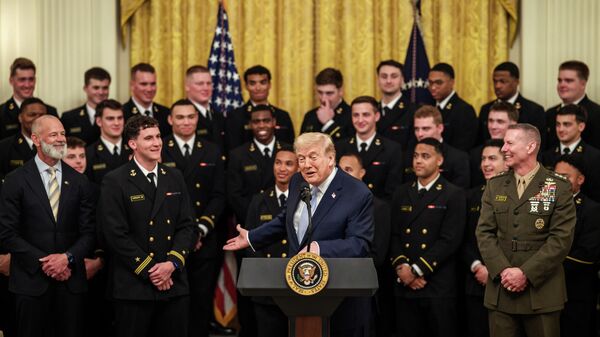 Donald Trump, presidente de EEUU - Sputnik Mundo