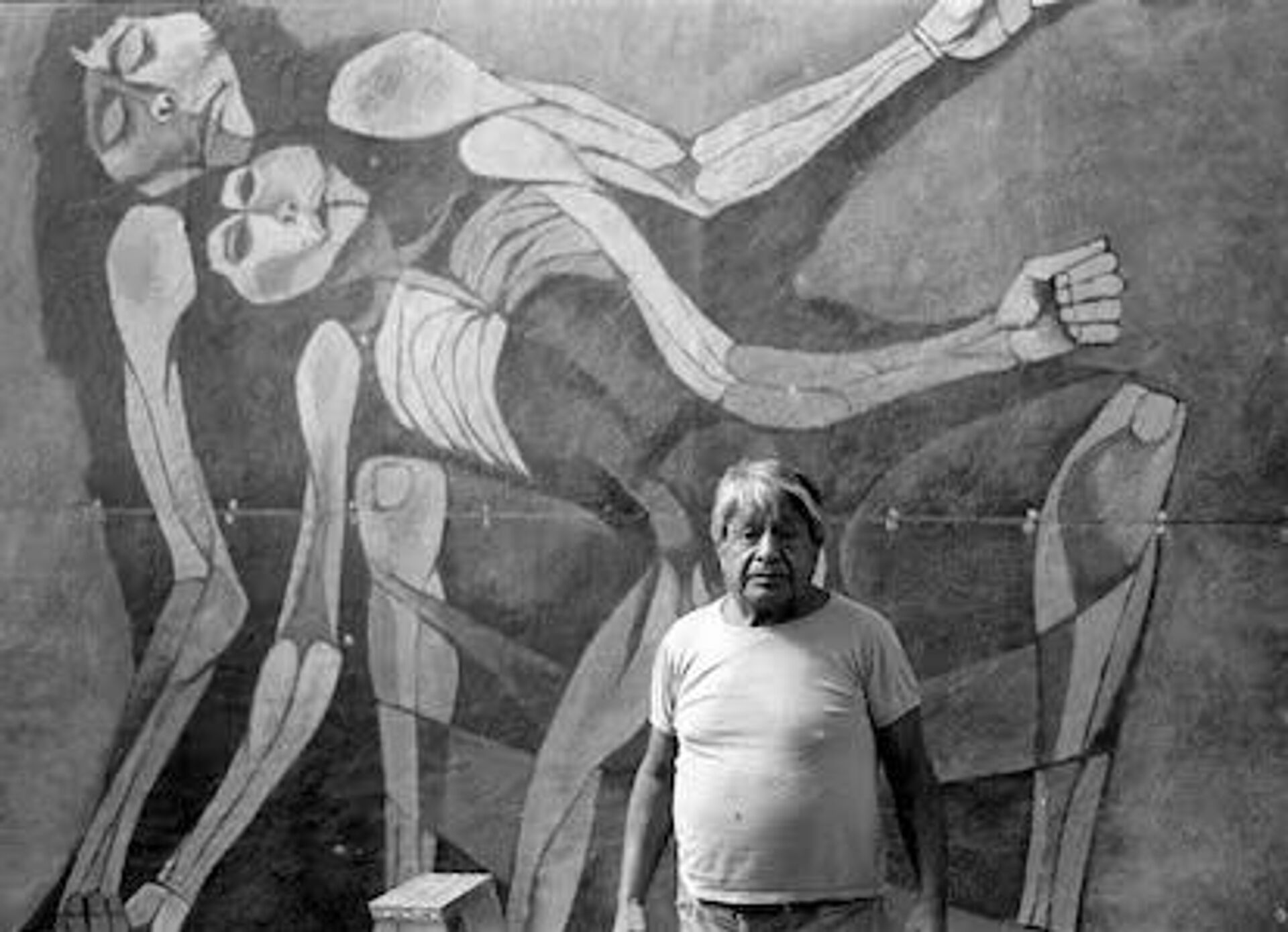 El pintor ecuatoriano Oswaldo Guayasamín (1919-1999).  - Sputnik Mundo, 1920, 15.04.2026