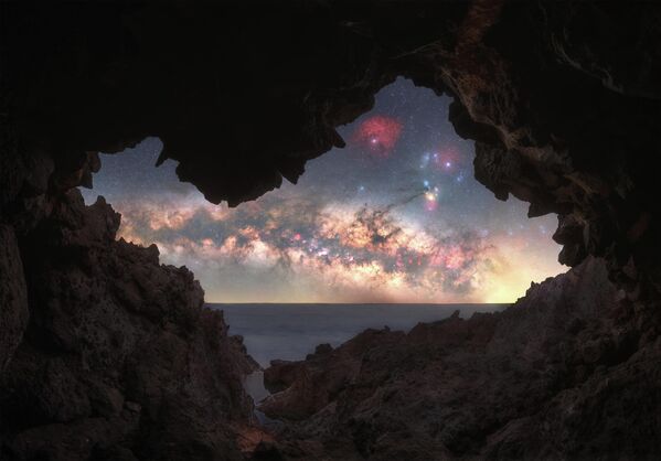 Galaxia en ascenso de la artista checa Anastasia Gulova. - Sputnik Mundo