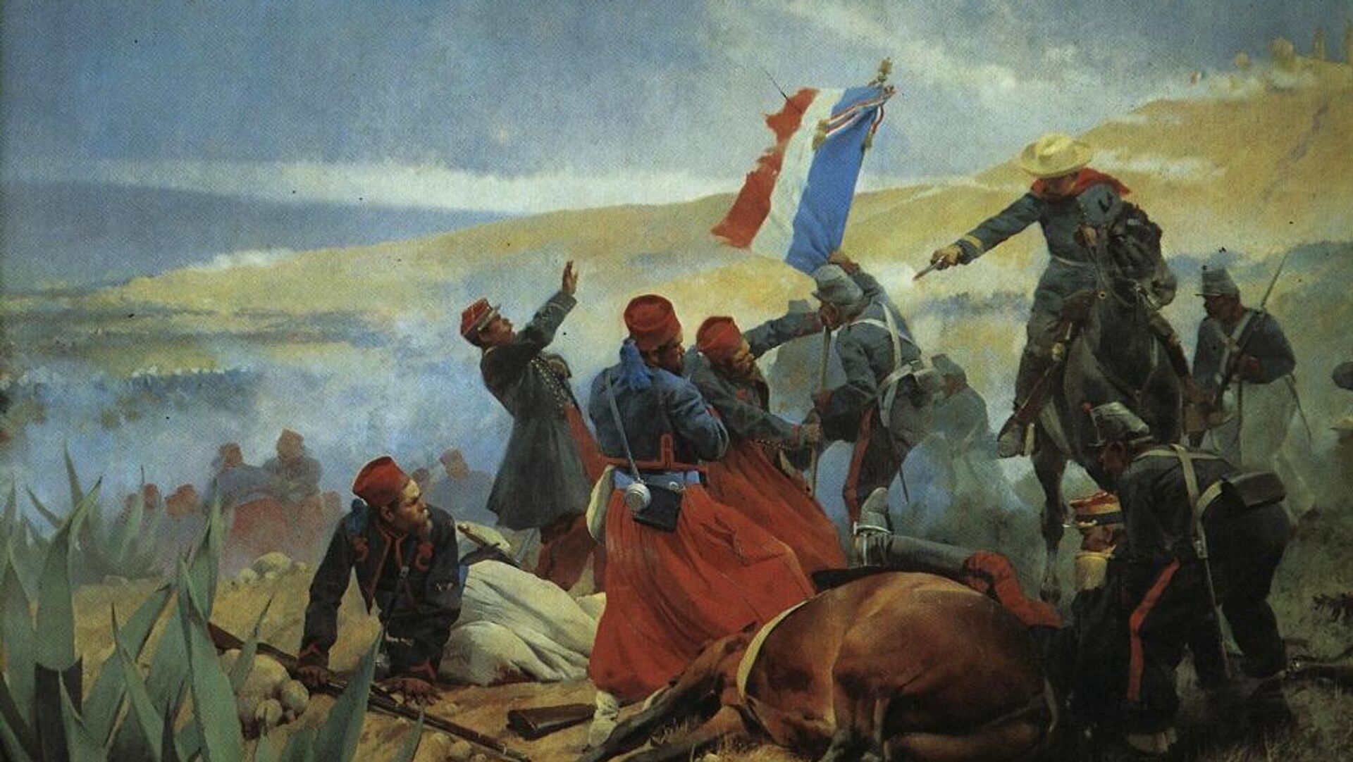 Un lienzo de la Batalla de Puebla de 1962, entre los ejércitos de México y Francia - Sputnik Mundo, 1920, 05.05.2026