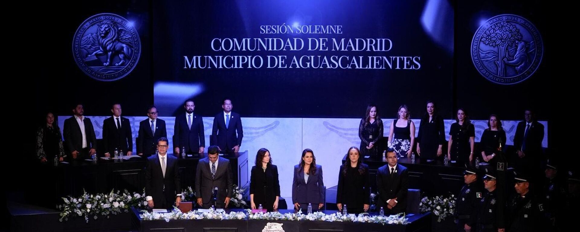Isabel Díaz Ayuso recibe una medalla en el Congreso de Aguascalientes, México, en el marco de su gira por el país latinoamericano - Sputnik Mundo, 1920, 14.05.2026