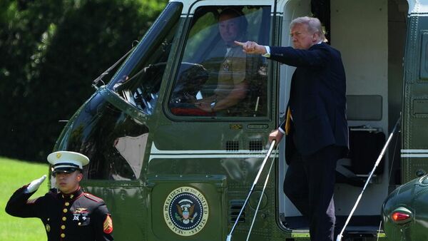 Donald Trump, presidente de EEUU - Sputnik Mundo