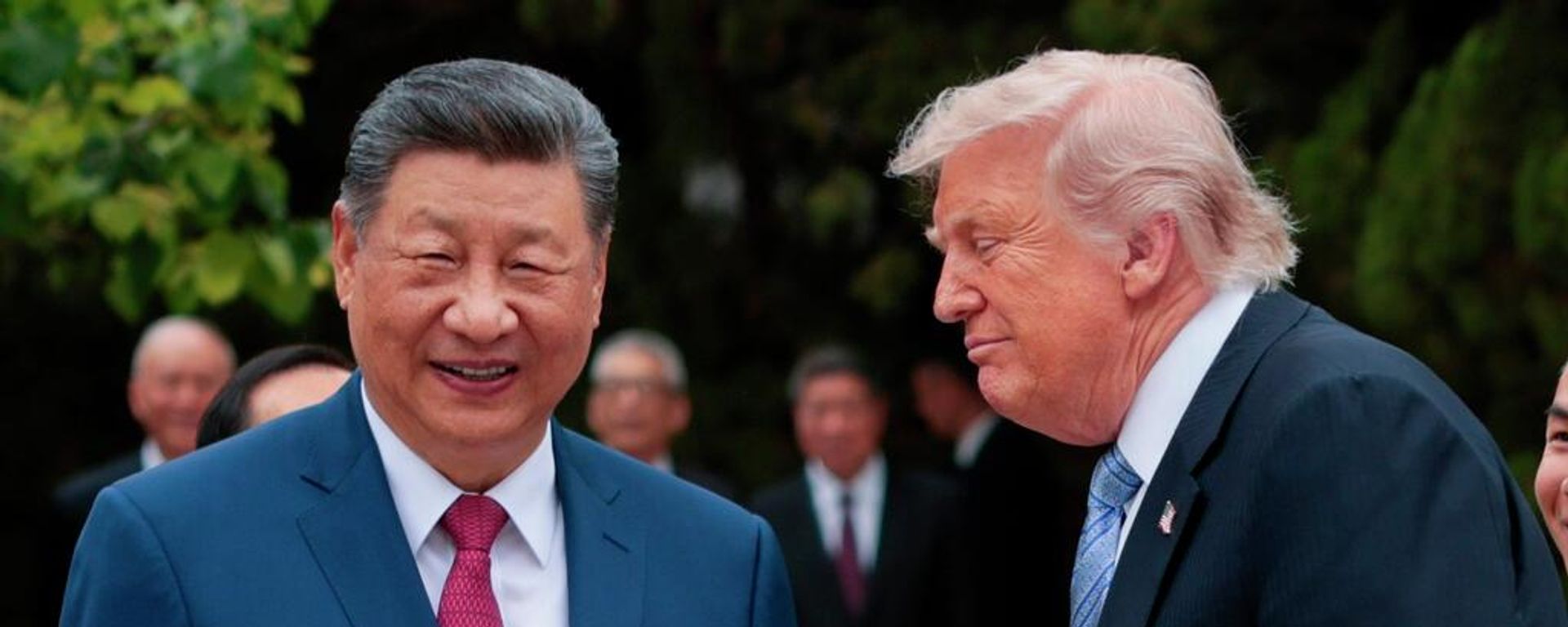 Los presidentes de China y EEUU, Xi Jinping y Donald Trump, el 15 de mayo de 2026 - Sputnik Mundo, 1920, 17.05.2026