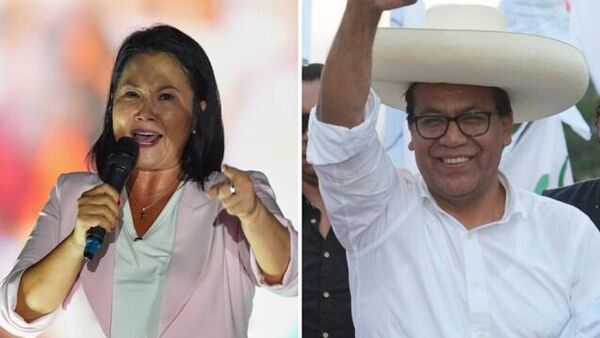 Keiko Fujimori y Roberto Sánchez, los candidatos presidenciale de Perú - Sputnik Mundo