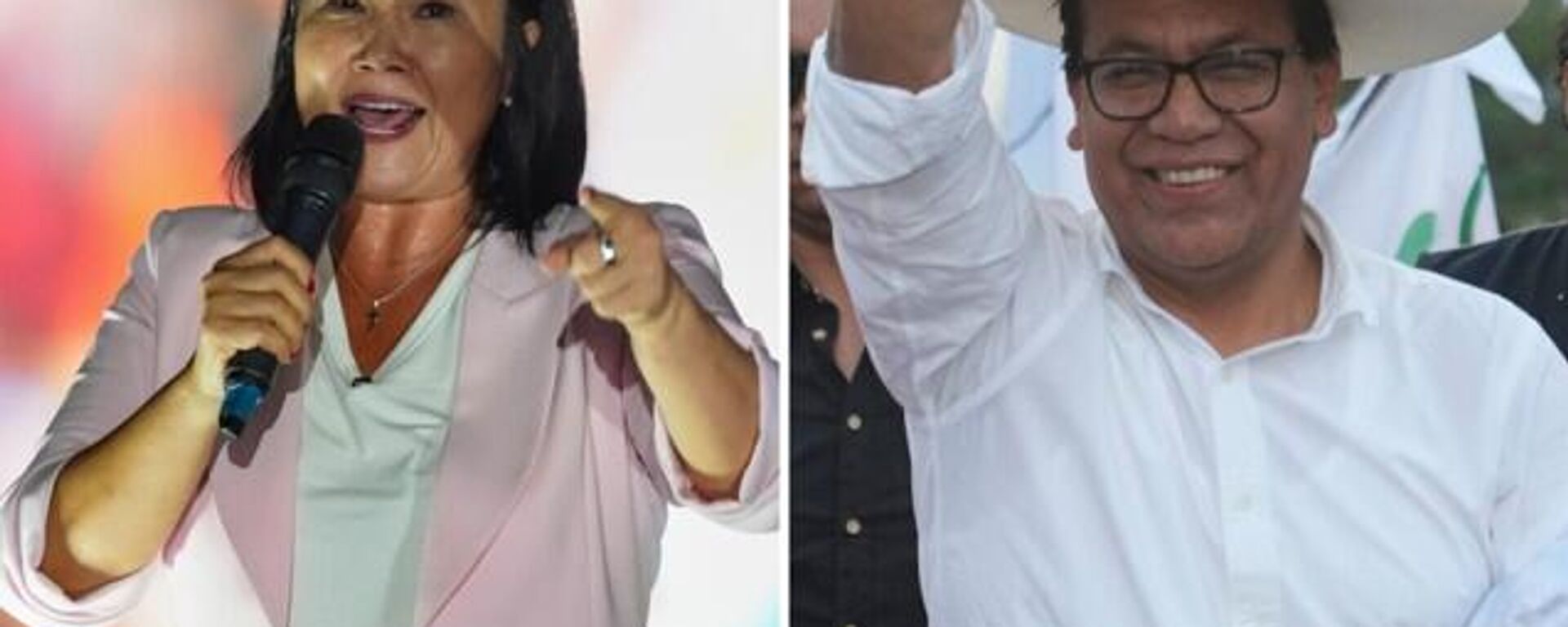 Keiko Fujimori y Roberto Sánchez, los candidatos presidenciale de Perú - Sputnik Mundo, 1920, 17.05.2026