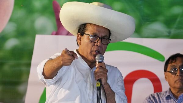 Roberto Sánchez, candidato presidencial de Perú - Sputnik Mundo