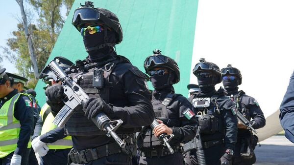 Elementos de seguridad de Puebla - Sputnik Mundo