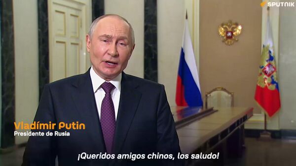 Putin transmite un mensaje de video especial previo a su visita oficial a China - Sputnik Mundo