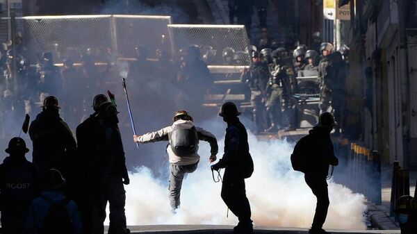 Protestas en Bolivia. - Sputnik Mundo