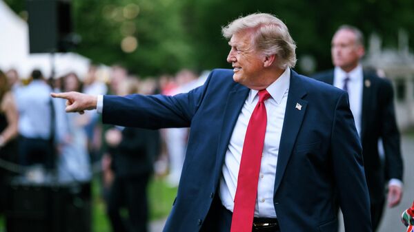 Donald Trump, presidente de EEUU - Sputnik Mundo