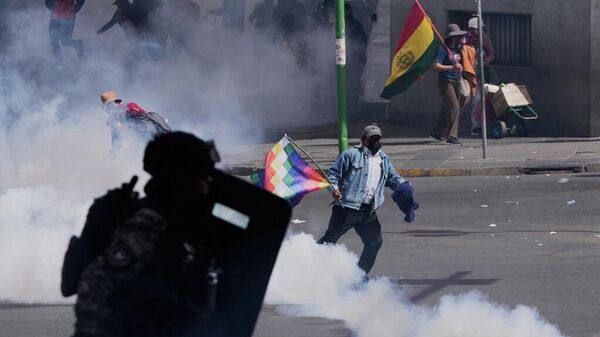 Bloqueos y protestas en Bolivia. - Sputnik Mundo