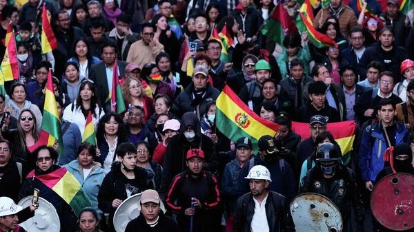 Protestas en La Paz (oeste), Bolivia. - Sputnik Mundo