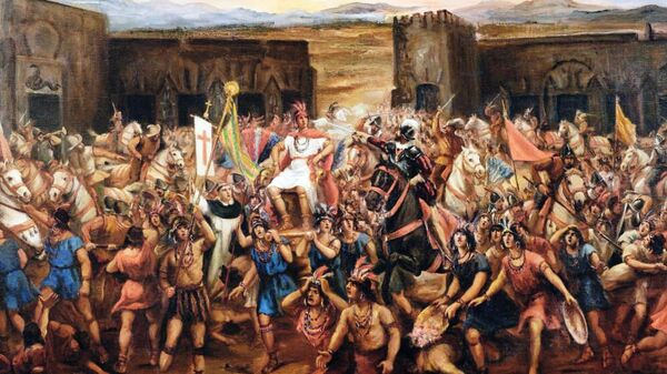 La captura de Atahualpa - Sputnik Mundo