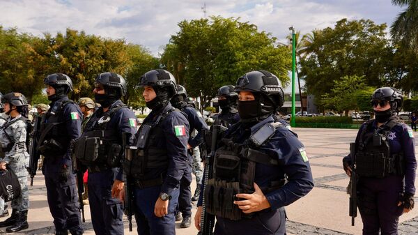 Elementos de seguridad en Sinaloa - Sputnik Mundo