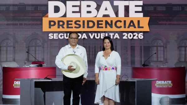 Roberto Sánchez y Keiko Fujimori, candidatos presidenciales en Perú - Sputnik Mundo