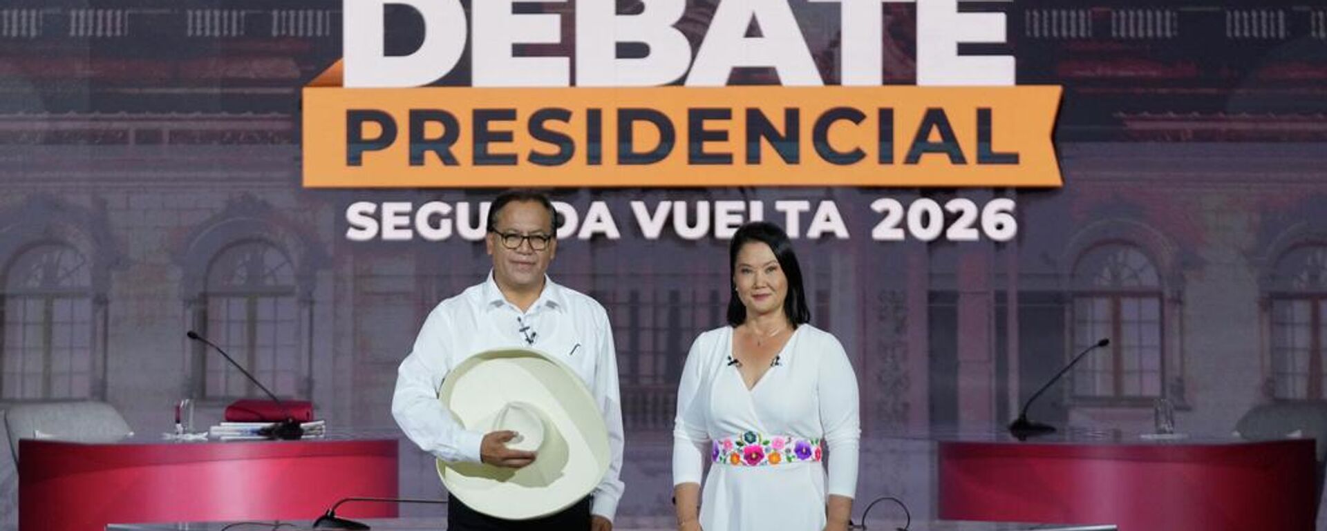 Roberto Sánchez y Keiko Fujimori, candidatos presidenciales en Perú - Sputnik Mundo, 1920, 01.06.2026