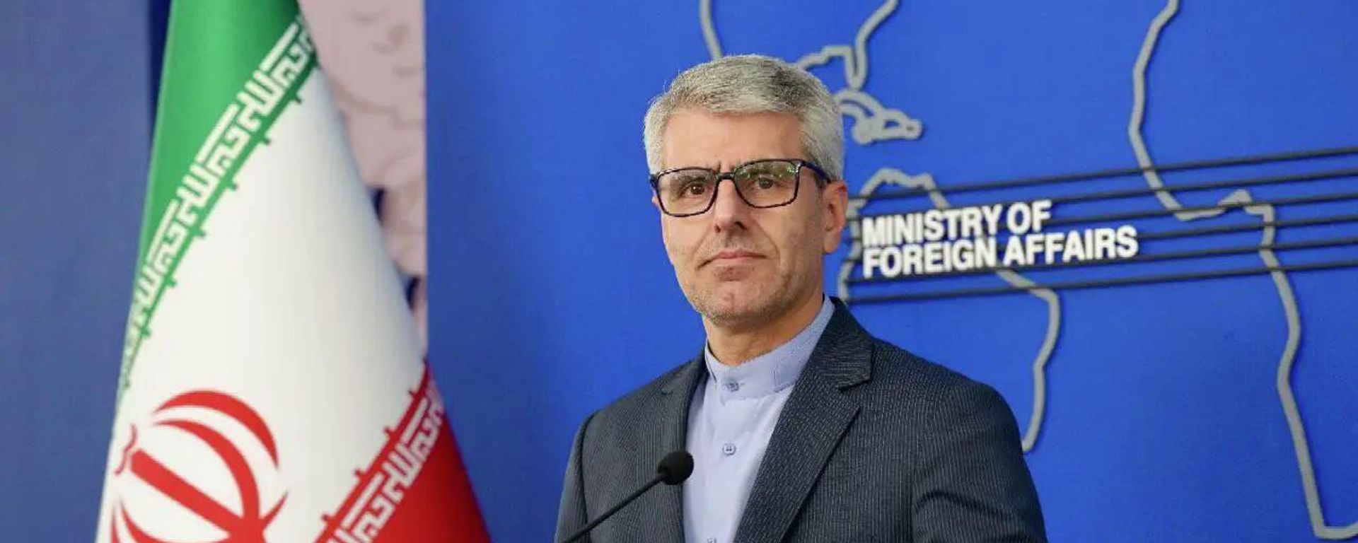 El portavoz de la Cancillería de Irán, Esmail Baghaei - Sputnik Mundo, 1920, 01.06.2026