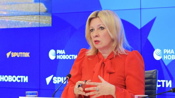 María Zajárova, portavoz de la Cancillería rusa - Sputnik Mundo