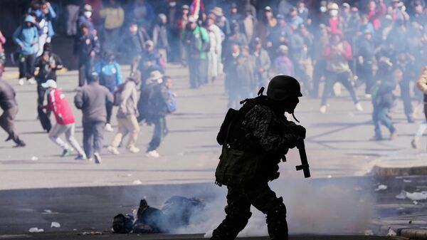 Protestas en Bolivia - Sputnik Mundo