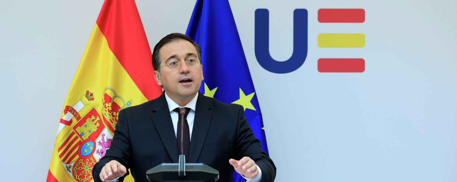 José Manuel Albares, ministro de Exteriores de España - Sputnik Mundo, 1920, 08.06.2026