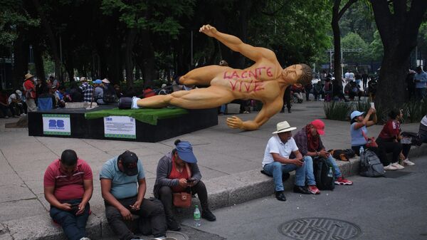 La CNTE mantiene sus protestas en la Ciudad de México - Sputnik Mundo