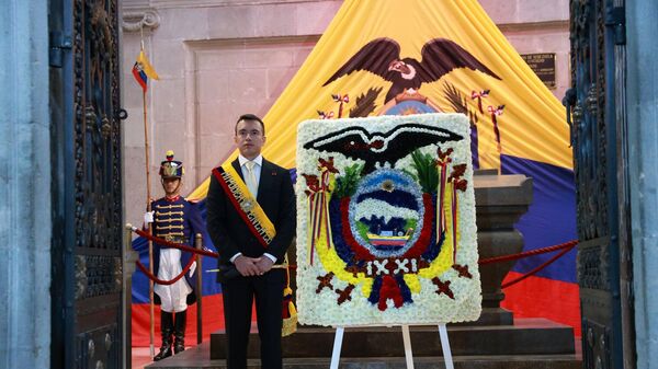 Daniel Noboa, presidente de Ecuador - Sputnik Mundo