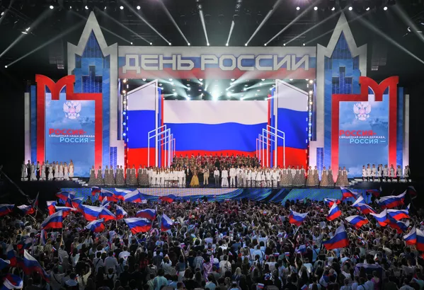 Concerto festivo nella capitale russa. Concerto festivo nella capitale russa. - Sputnik World