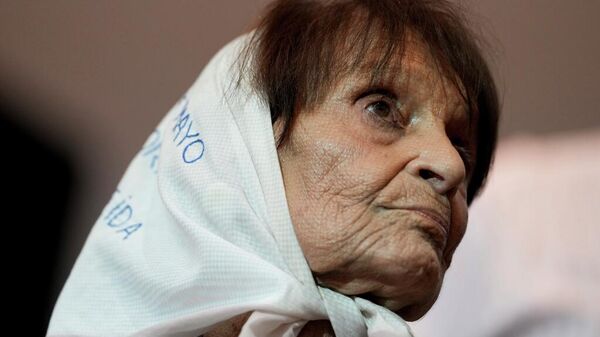 Taty Almeida, presidenta de Madres de Plaza de Mayo. - Sputnik Mundo