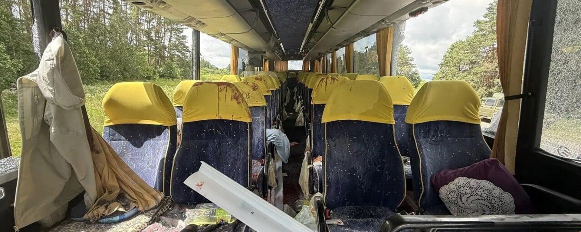 El autobús en el que viajaba un equipo infantil de fútbol de Bielorrusia - Sputnik Mundo, 1920, 17.06.2026