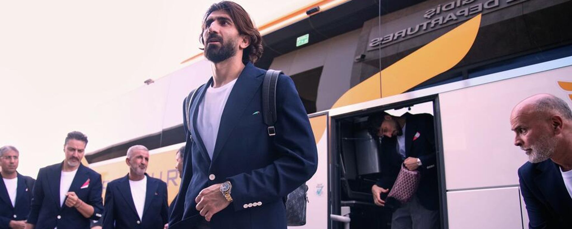 Integrantes de la selección de fútbol de Irán, quienes participan en la Copa del Mundo 2026 de la FIFA. - Sputnik Mundo, 1920, 02.07.2026