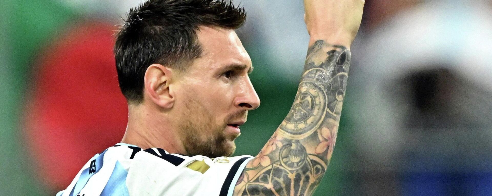 Lionel Messi de Argentina celebra el primer gol durante el partido con Austria, el 22 de junio  - Sputnik Mundo, 1920, 22.06.2026