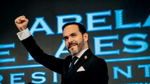 El presidente electo de Colombia, Abelardo de la Espriella, durante la ceremonia en que fue oficialmente proclamado ganador de las elecciones de junio de 2026 - Sputnik Mundo