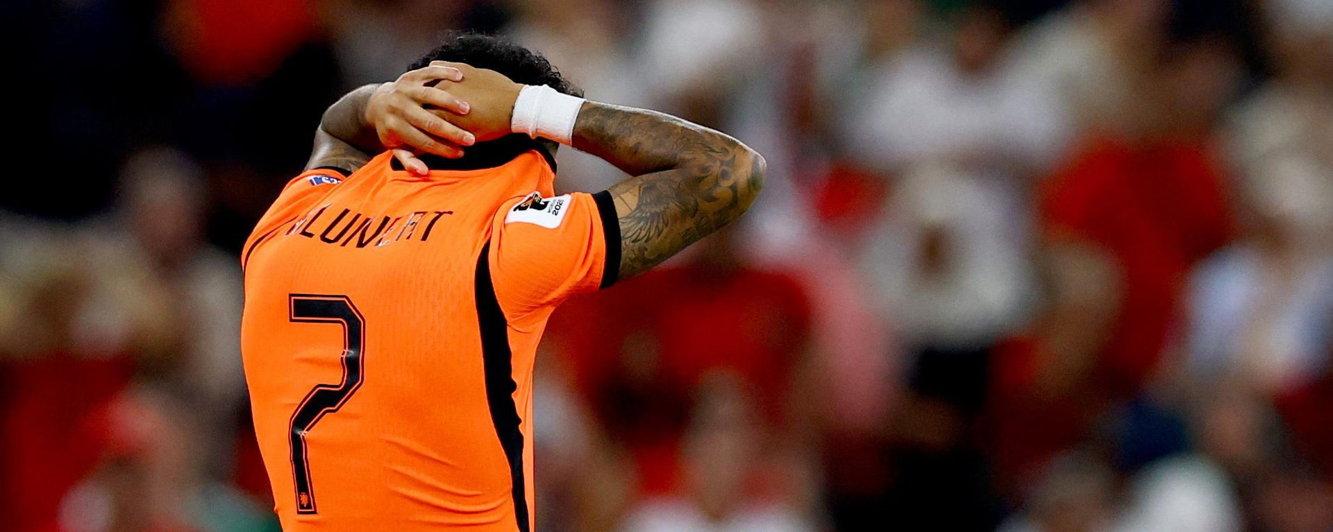 Justin Kluivert, el futbolista de Países Bajos, reacciona tras fallar durante la tanda de penalti  - Sputnik Mundo, 1920, 30.06.2026