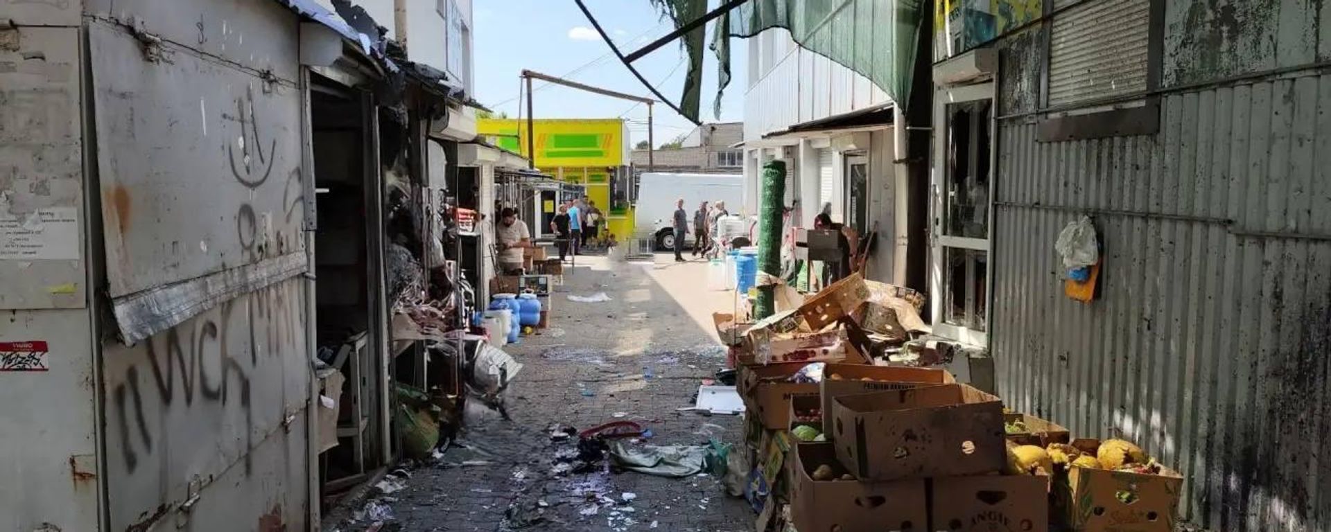 Consecuencias del bombardeo ucraniano contra un mercado ruso - Sputnik Mundo, 1920, 03.07.2026
