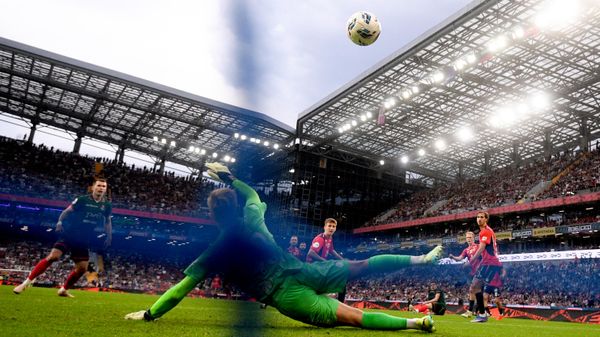 El portero Vladislav Torop (CSKA) falla un gol en la jornada 30 de la Liga Premier rusa (RPL) en Moscú, Rusia  - Sputnik Mundo