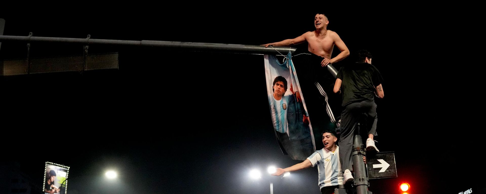 Aficionados argentinos celebran clasifición de su selección - Sputnik Mundo, 1920, 16.07.2026