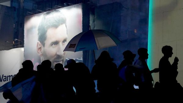 Una foto de Lionel Messi en Buenos Aires, Argentina - Sputnik Mundo